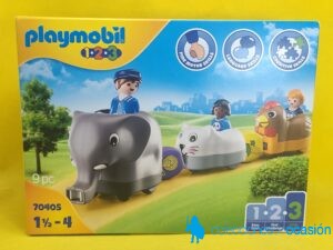 Playmobil 1 2 3 mi tren de animales REF 70405