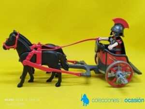 Playmobil Biga Romana del coliseo, carro Romano con Tribuno