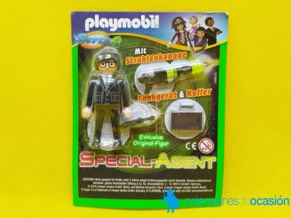 Playmobil Agente especial con maletín