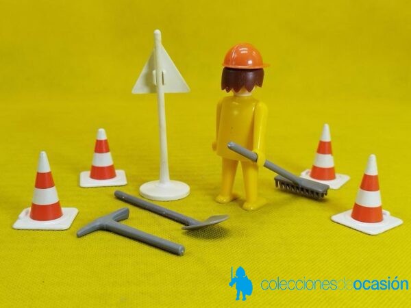 Playmobil Albañil, click amarillo, el Poveda - Imagen 3