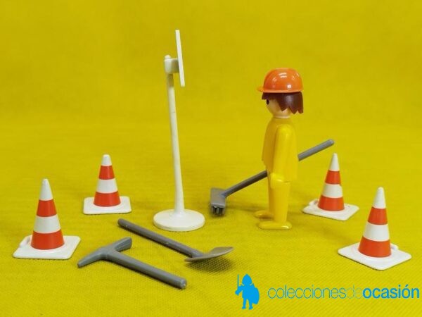 Playmobil Albañil, click amarillo, el Poveda - Imagen 2