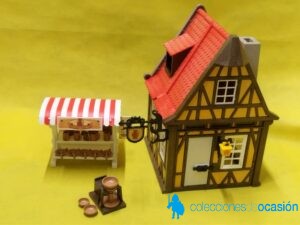 Playmobil Alfarería medieval con mercado REF DS 6524