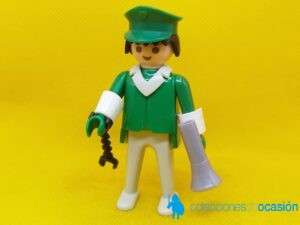 Playmobil Antiguo policía con esposas, click de manos fijas