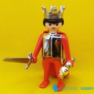 Playmobil Antiguo rey medieval, click cromado de manos fijas original