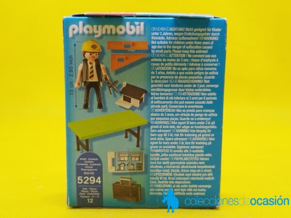 Playmobil Arquitecto con mesa de trabajo REF 5294 - Imagen 5