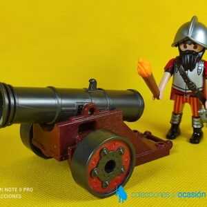 Playmobil Artillero español con cañón, conquistador