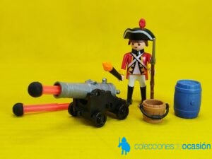 Playmobil Artillero inglés con cañón REF 5141
