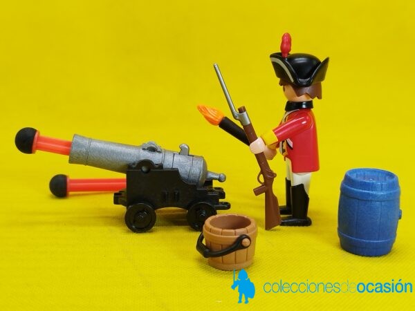 Playmobil Artillero inglés con cañón REF 5141 - Imagen 4