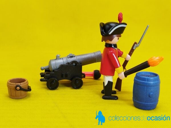 Playmobil Artillero inglés con cañón REF 5141 - Imagen 3