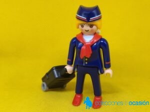 Playmobil Azafata con pañuelo rojo