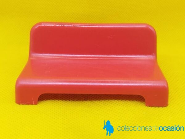 Playmobil Banco rojo de estación, mueble - Imagen 2
