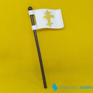 Playmobil Bandera con flor de lis, estandarte