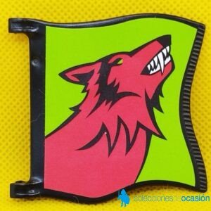 Playmobil Bandera del reino del lobo