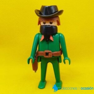 Playmobil Bandido del oeste con pañuelo en la cara, click de manos fijas