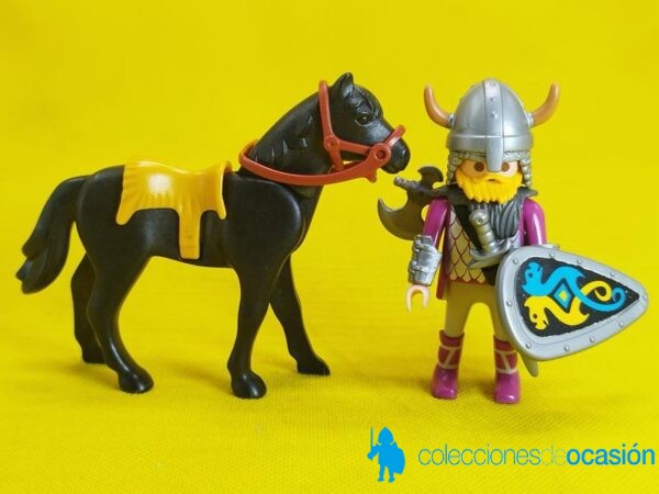 Playmobil Bárbaro con caballo REF 3158 - Imagen 6