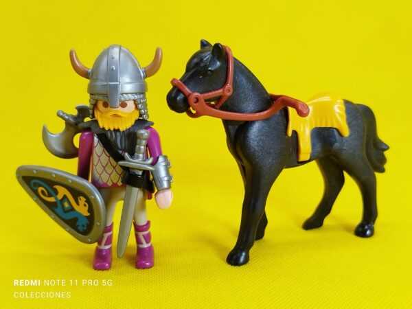 Playmobil Bárbaro con caballo REF 3158 - Imagen 5
