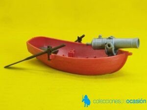 Playmobil Barcaza con cañón, barca