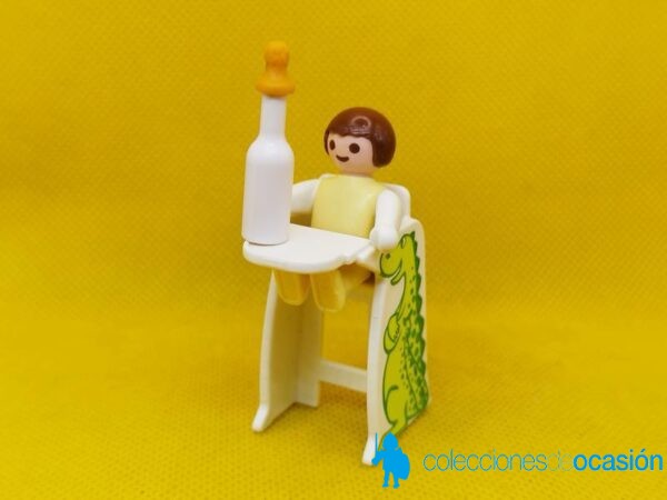 Playmobil Bebé con trona y biberón