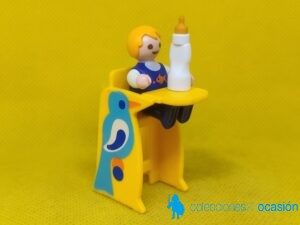 Playmobil Bebé con trona y biberón