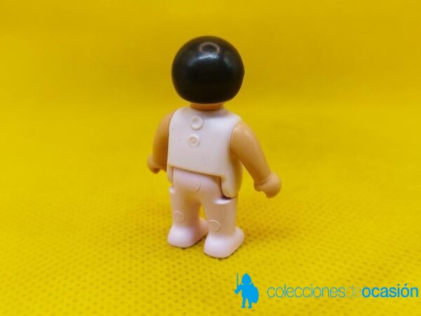 Playmobil Bebé moreno con body rosa - Imagen 3