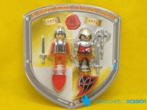 Playmobil Blister de la revista 40 aniversario, 2 caballeros medievales