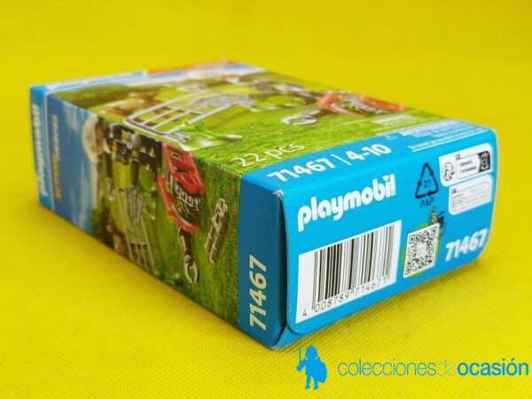 Playmobil Bombero con animal rescatado REF 71467 - Imagen 3