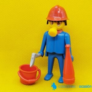 Playmobil Bombero con máscara, click de manos fijas
