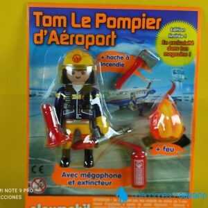 Playmobil bombero de aeropuerto