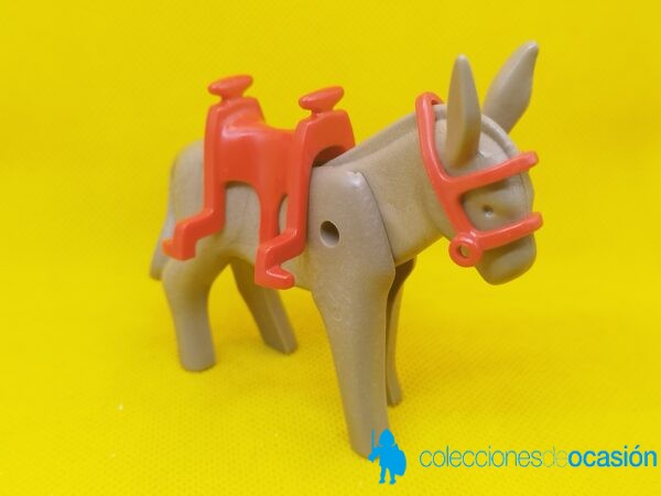 Playmobil Burro antiguo con silla de carga