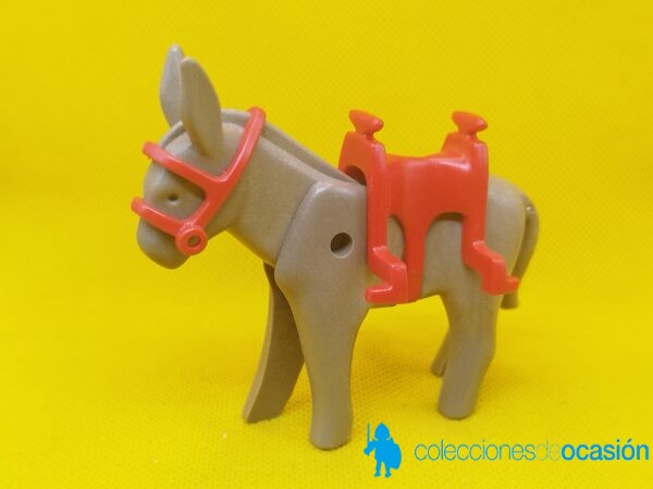 Playmobil Burro antiguo con silla de carga - Image 2