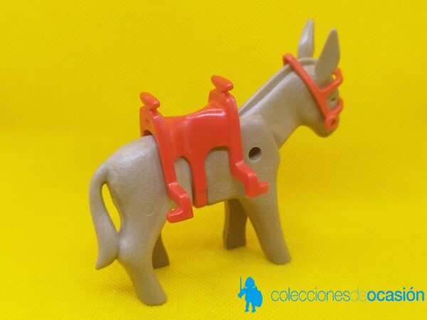 Playmobil Burro antiguo con silla de carga - Image 5