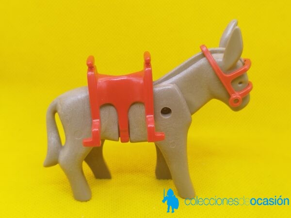 Playmobil Burro antiguo con silla de carga - Image 4