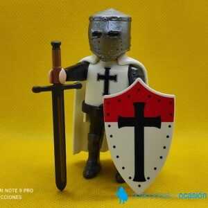 Playmobil Caballero Templario con casco de resina, Teutón