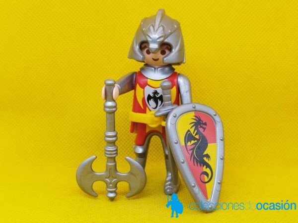 Playmobil Caballero del dragón con hacha de combate