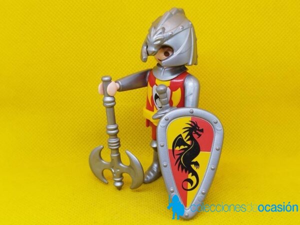 Playmobil Caballero del dragón con hacha de combate - Imagen 2