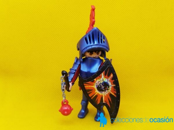 Playmobil Caballero medieval con armadura azul