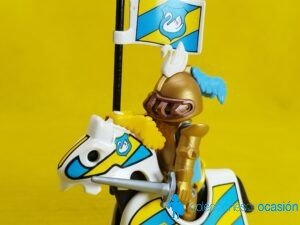 Playmobil Caballero medieval del Cisne, caballero de torneo