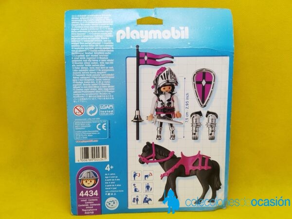 Playmobil Caballero plateado 30 aniversario REF 4434 - Imagen 2