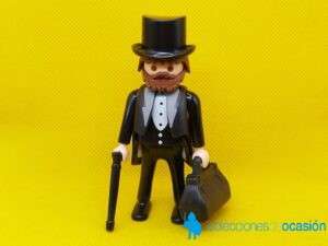 Playmobil Caballero victoriano, viajero del oeste, banquero