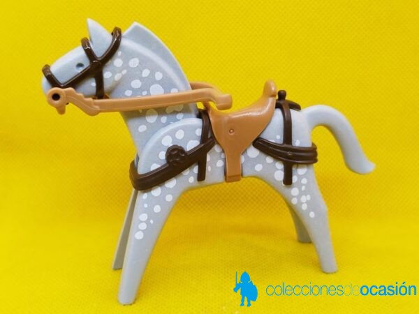 Playmobil Caballo medieval de primera generación - Imagen 2