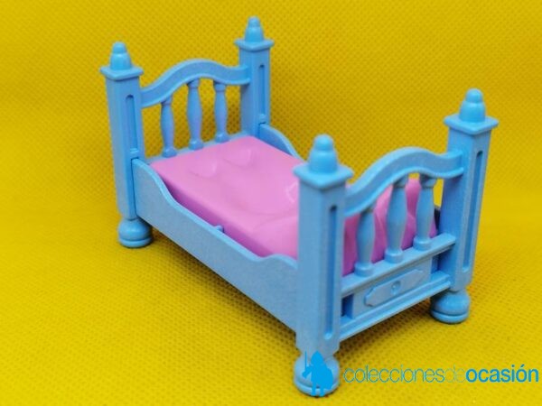 Playmobil Cama azul de niño