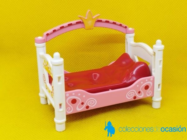 Playmobil Cama de niña, cama de princesa, mueble