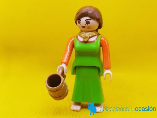 Playmobil Camarera, cantinera medieval, mercader romana