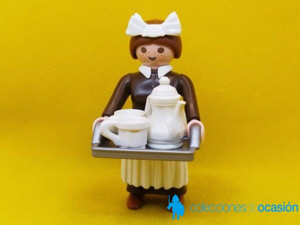 Playmobil Camarera victoriana, doncella vintage, serie rosa
