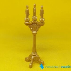 Playmobil Candelabro dorado de pie, mueble