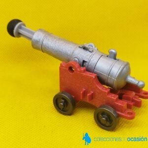 Playmobil Cañón con bancada roja con munición
