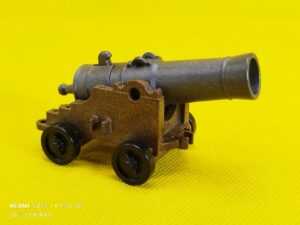 Playmobil Cañon con la bancada marrón