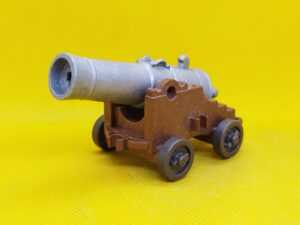 Playmobil Cañón con la bancada marrón