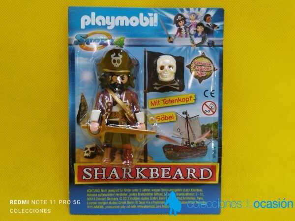 Playmobil Capitán barba de Tiburón en blister