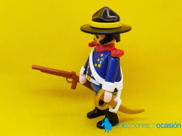 Playmobil Capitán del fuerte colección planeta, oficial yanqui - Imagen 2